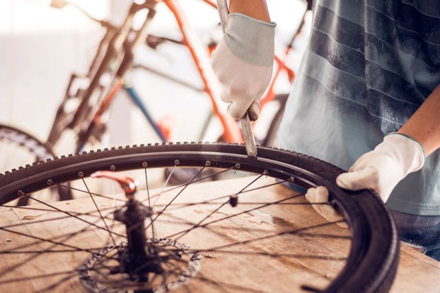 自転車修理