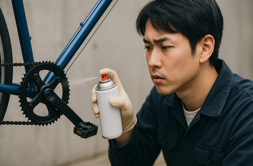 自転車塗装スプレー③