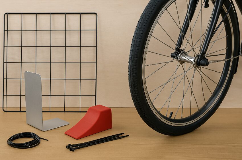 自転車 スタンド 100均 代用