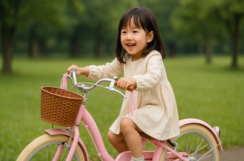 女の子向けの16インチ自転車