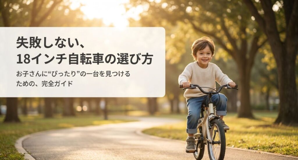 自転車18インチの身長目安は？失敗しないサイズ選びのコツ