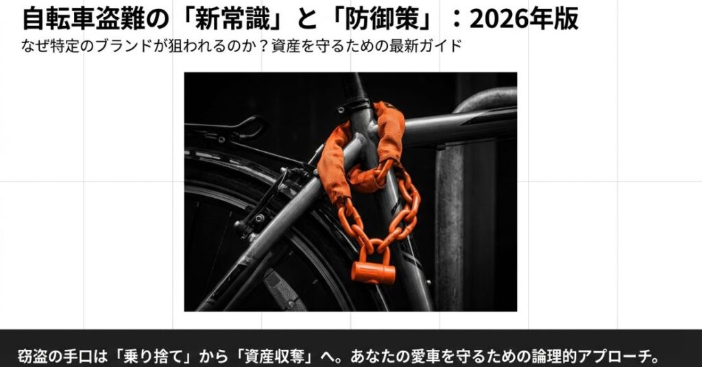 自転車で盗まれやすいブランドは？